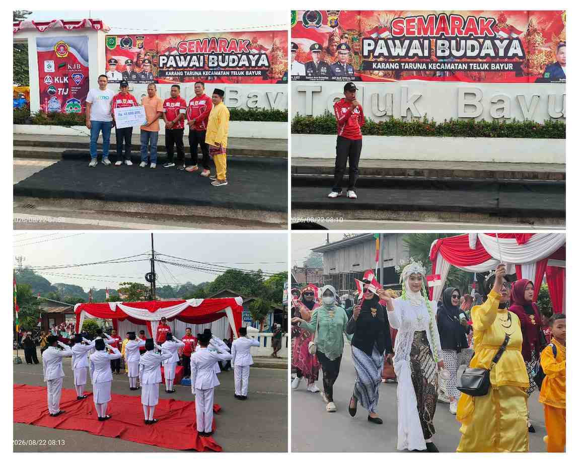 Pawai Budaya Karang Taruna Teluk Bayur Meriahkan HUT ke-81 RI.